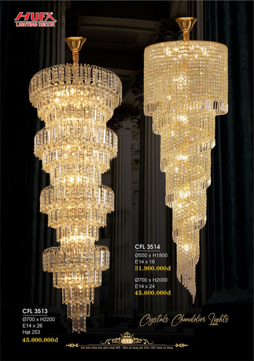 Bảng giá đèn trang trí HUFA